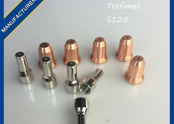 EN60974-7 S125 Trafimet Plasma Torch Parts หัวฉีดและอิเล็กโทรด